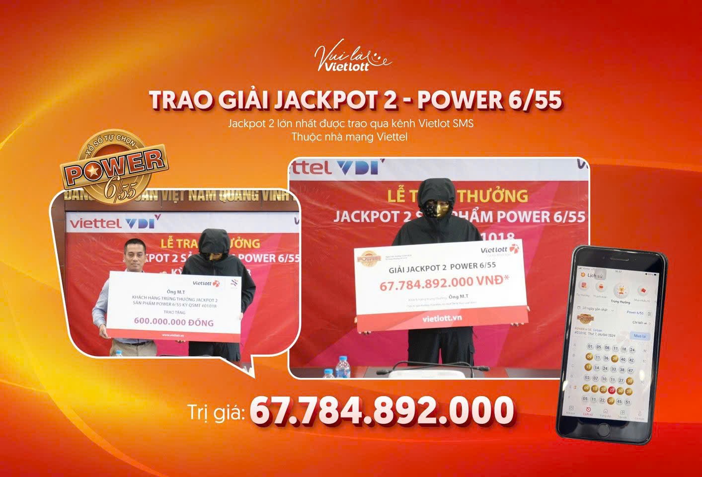 Cơ hội nhận Jackpot khủng khi tham gia xo so Vietlott 6 55